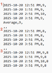 Container tables CSV translation example
