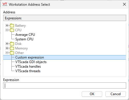 Workstation Driver Address Select Dialog