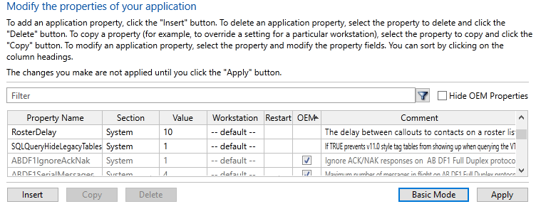 The Edit Properties screen The Edit Properties screen