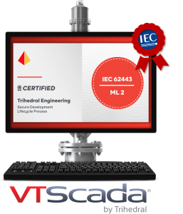 VTScada Receives IEC 62443 - ML 2 Cybersecurity Certification for its Secure Development Lifecycle Process